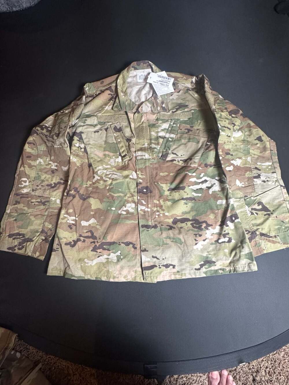 US Army Combat Uniform Coat OCP Multicam Size Large-XLong